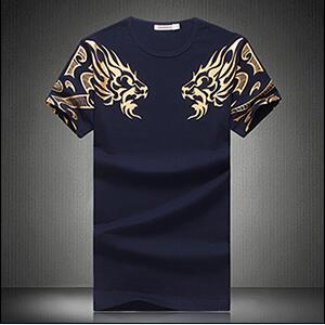 Summer Fashion Men's T Shirt Casual Patchwork Short Sleeve T Shirt Mens Clothing Trend Casual Slim Fit Hip-Hop Top Tees 5XL