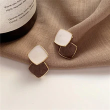 Load image into Gallery viewer, Autumn Winter New Brown Earrings