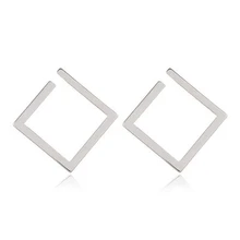 Load image into Gallery viewer, Retro Minimalist Square Earrings